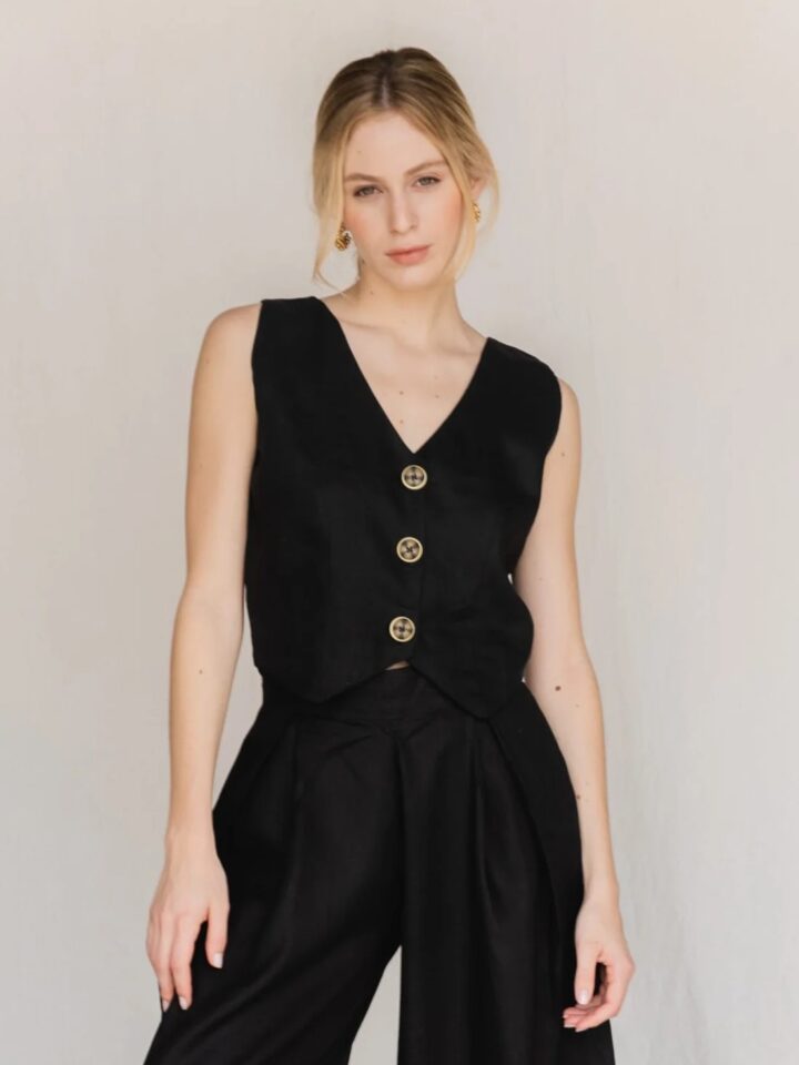 Blusa Sublime Linen Vest