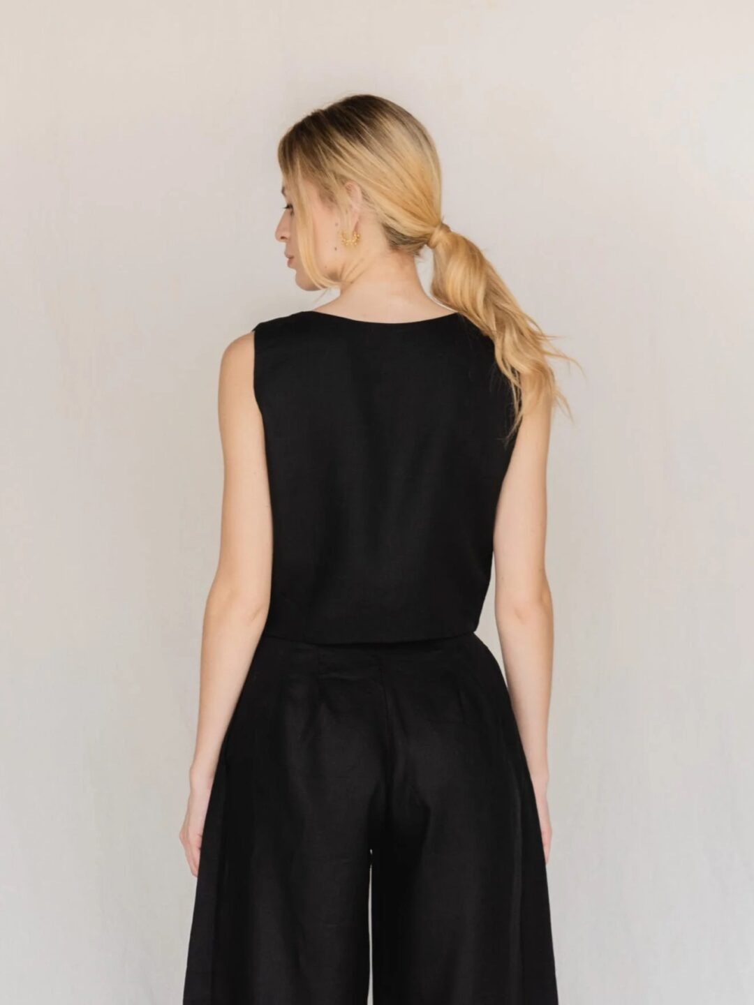 Blusa Sublime Linen Vest - Image 3