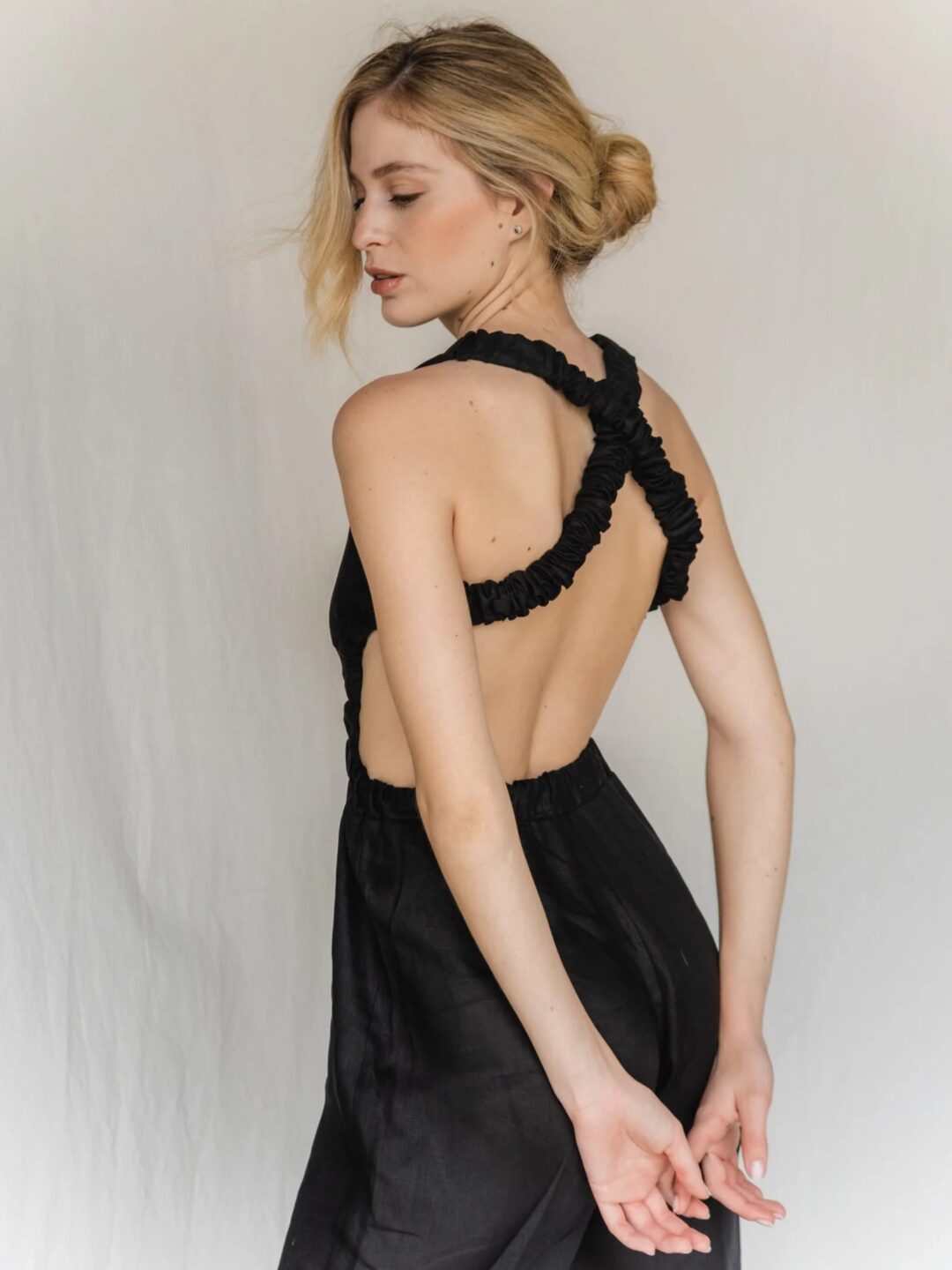 Enterizo Alma Linen Jumpsuit - Image 2